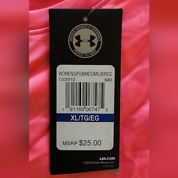 NWT Under Armour heat gear loose fitting womens XL shirt - Picture 4 of 7